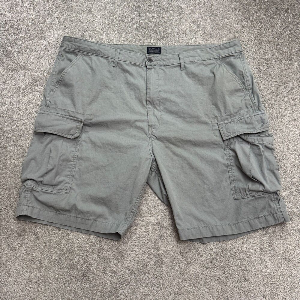 Levi's Ripstop Carrier Cargo Shorts Mens Big W44 Gray 100% Cotton Casual Outdoor